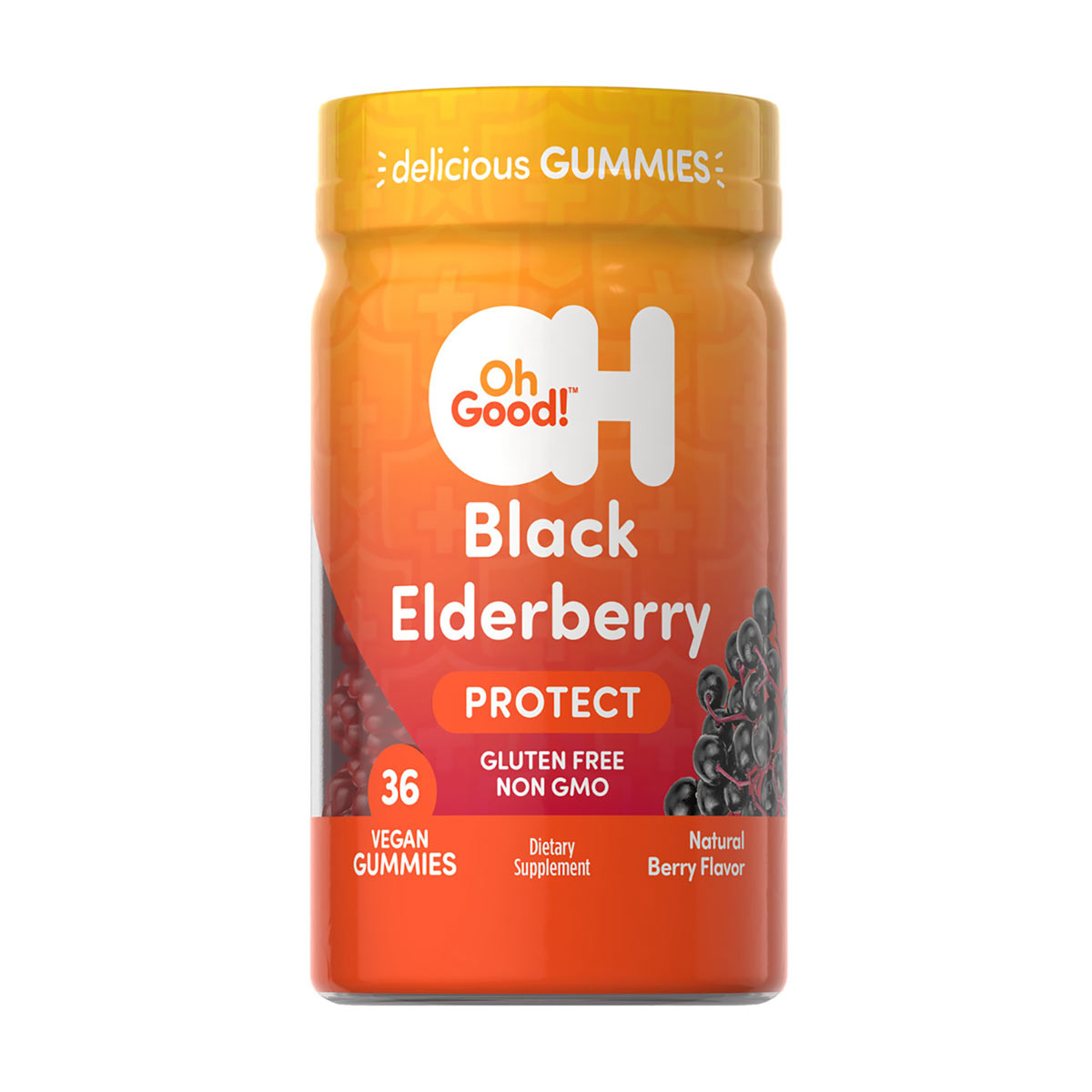 Oh Good Black Elderberry Gummies Ct