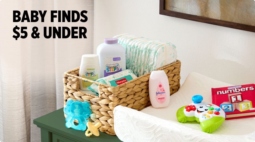 Baby Finds $5 & Under — Gentle Steps, Johnson’s and Fisher-Price baby essentials and toys