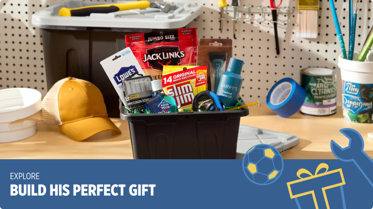 Build his perfect gift