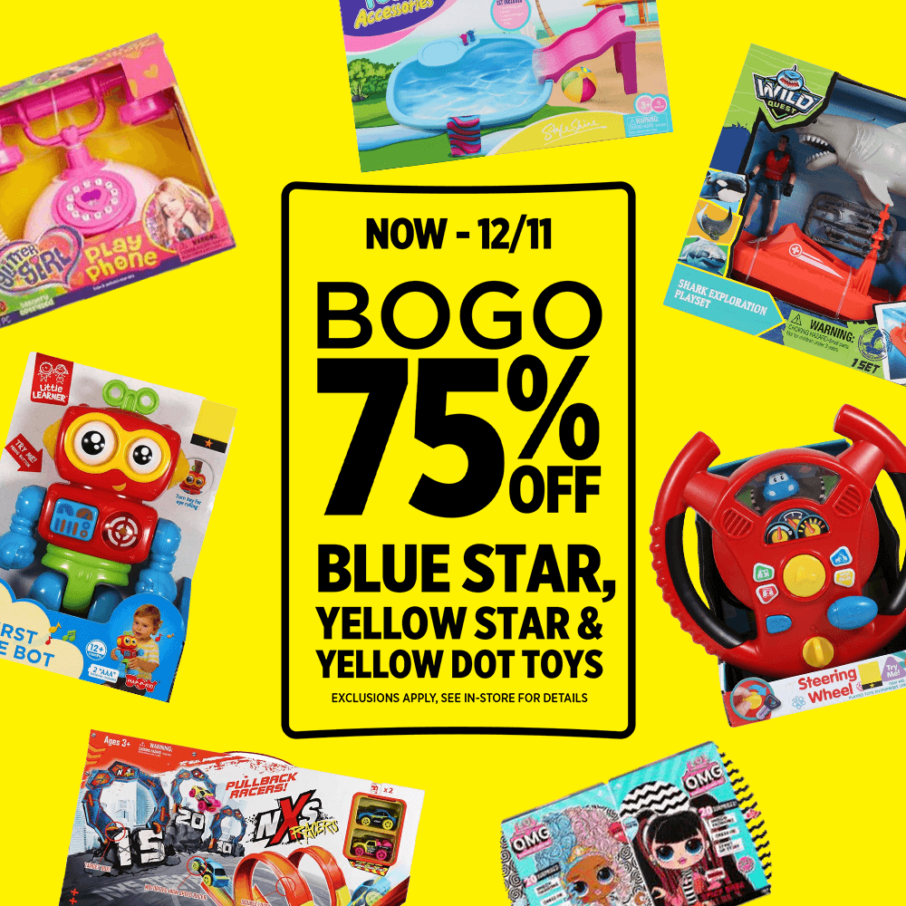 BOGO 75% Off Select Toys, Now - 12/11