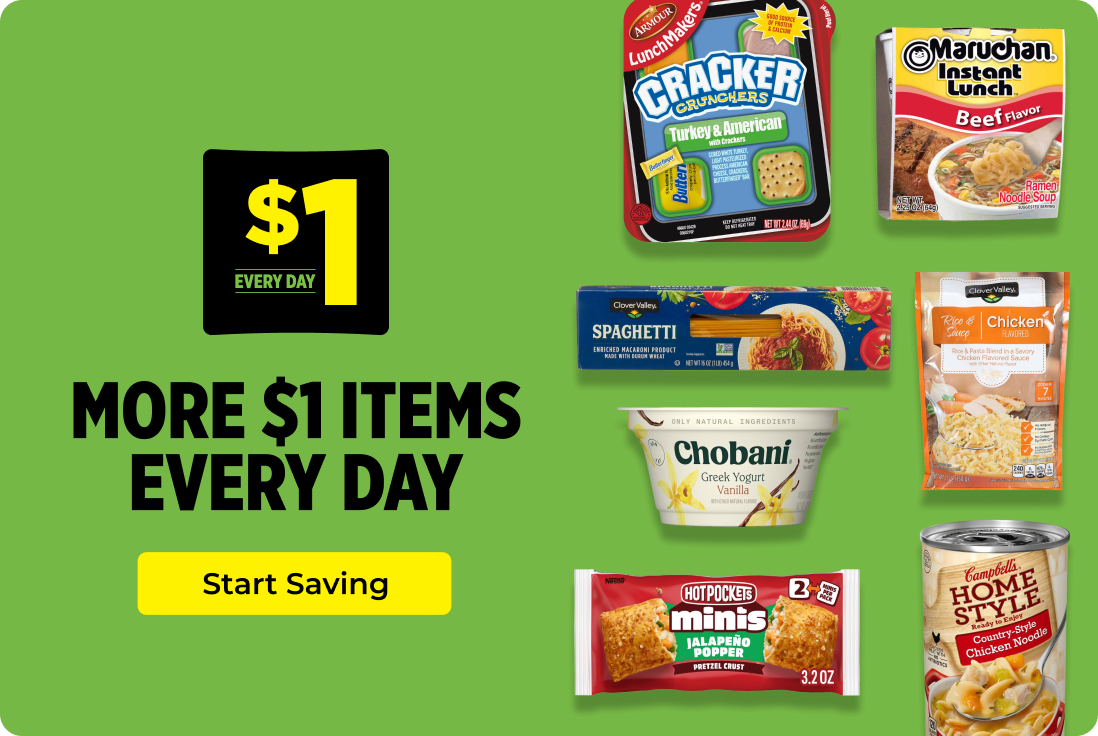 More $1 Items Everyday — Over 2000 items $1 or less