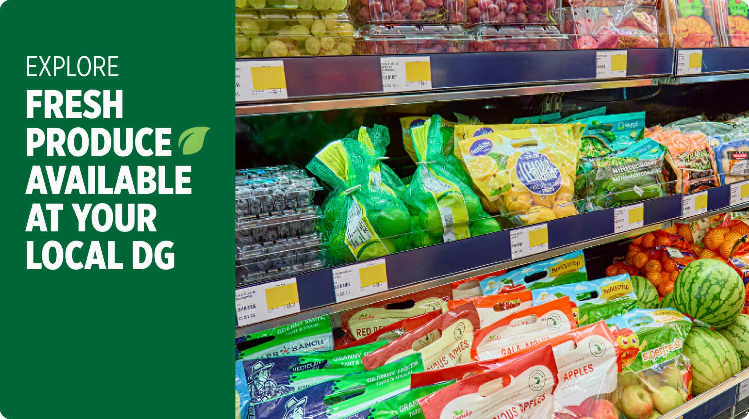 Explore Fresh Produce Available at Your Local DG