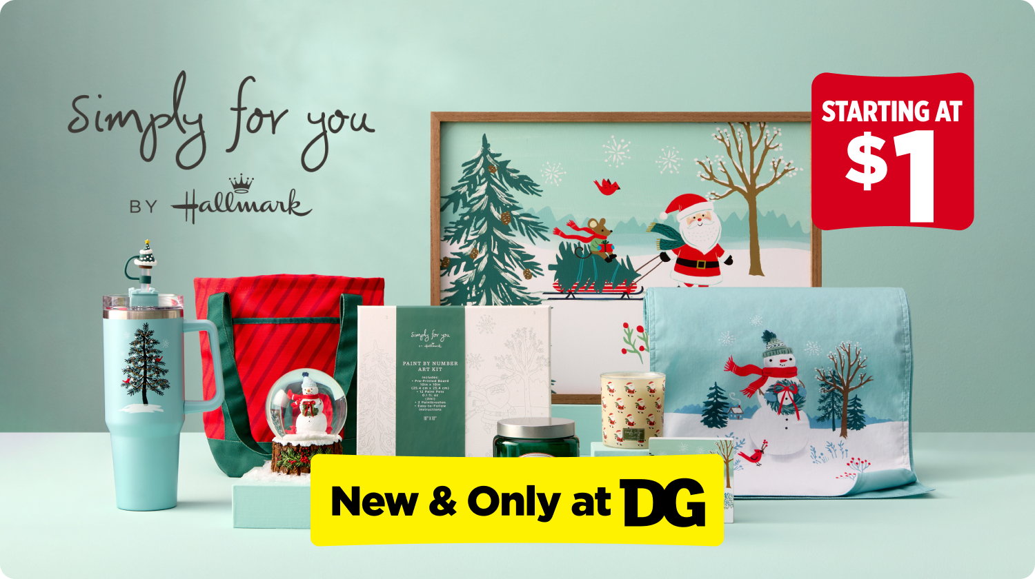 Simply for You by Hallmark — New & Only at DG — Starting at $1