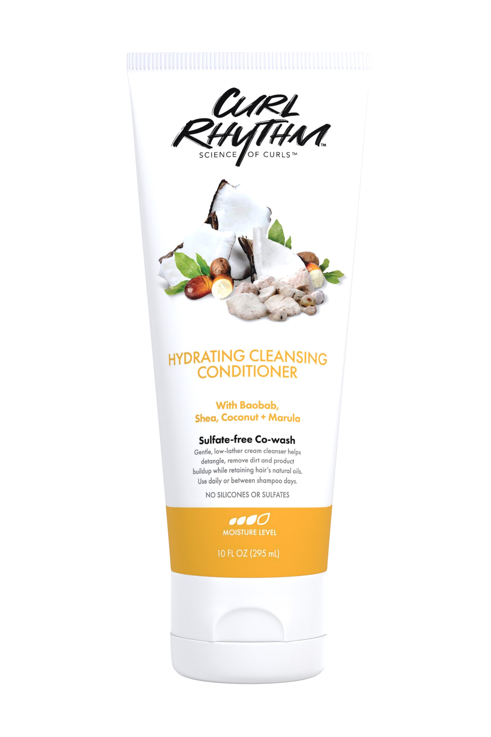 Curl Rhythm Science of Curls — Hydrating Cleansing Conditioner with shea butter and coconut oil 8 fl oz.