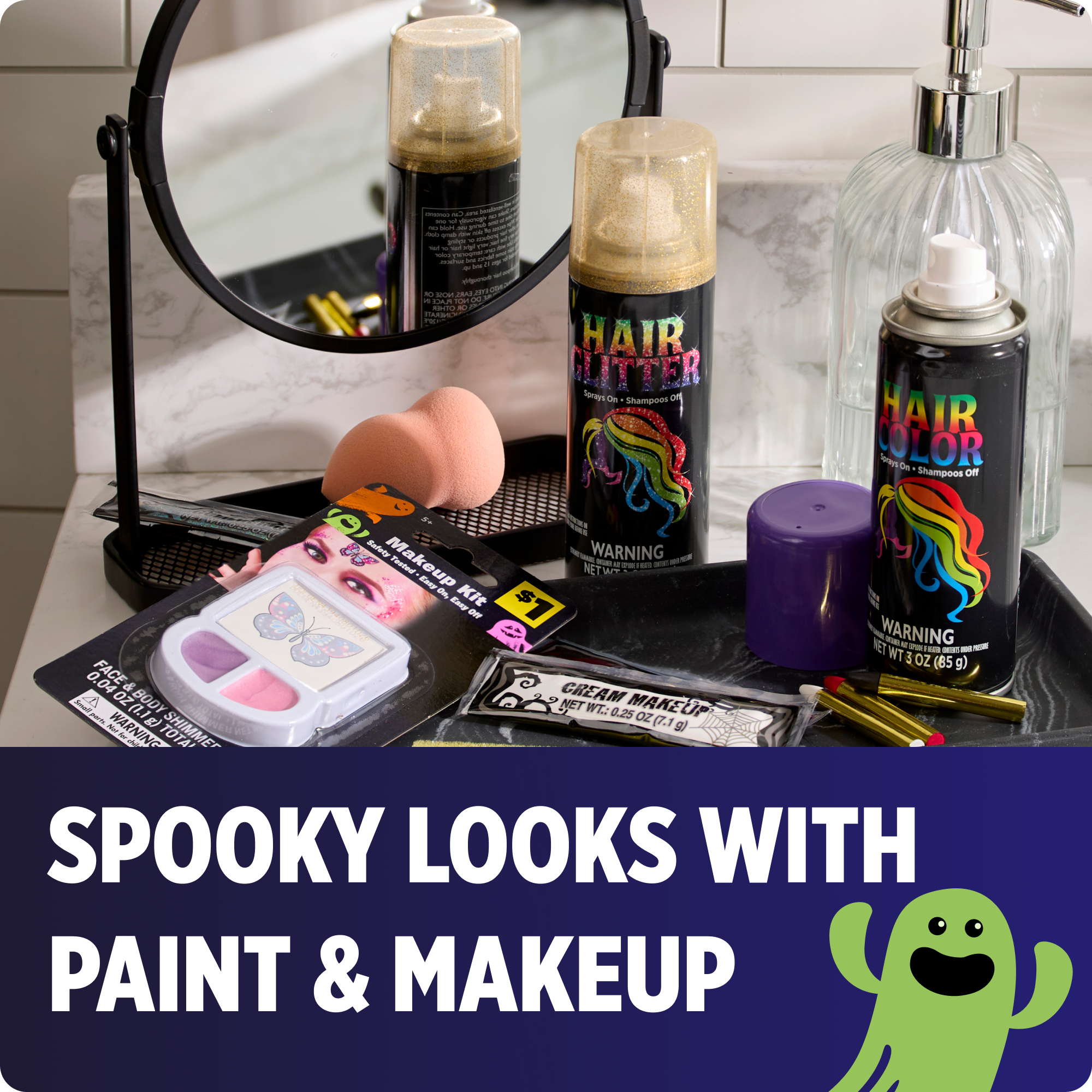 Spooky Looks with Paint & Makeup