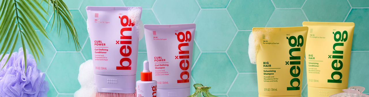 Being hair care, shampoo, conditioner in a variety of formulas at pOpshelf.