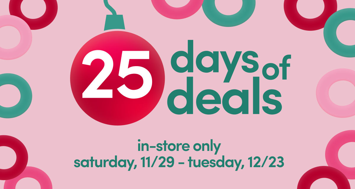 pOpshelf's 25 Days of Deals — saturday, 11/29 - tuesday, 12/23