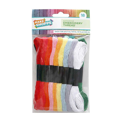 Embroidery Floss & Hoops 