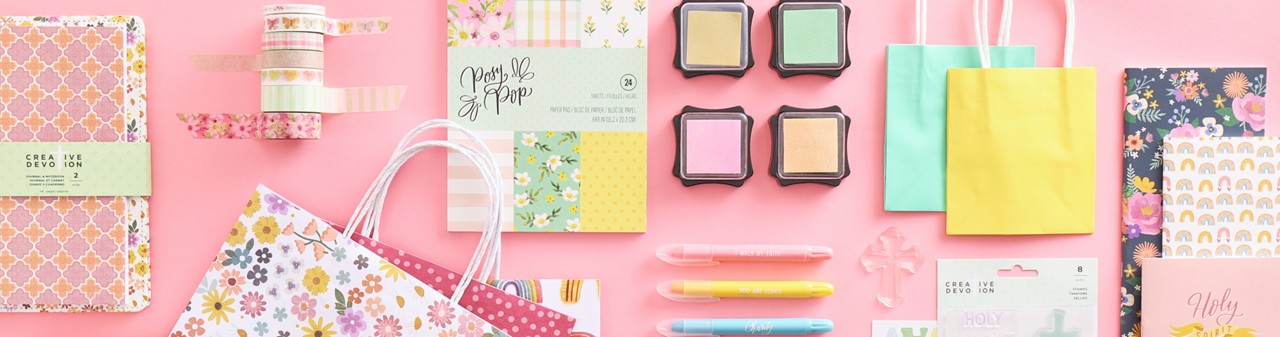 East craft supplies from pOpshelf: washi tape, Easter gift bags, DIY Easter cards, stamps & stamp pads, stickers & more.