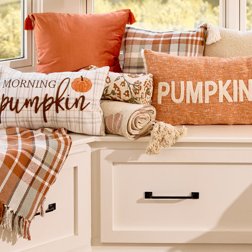 Fall Pillows, Throws & Rugs