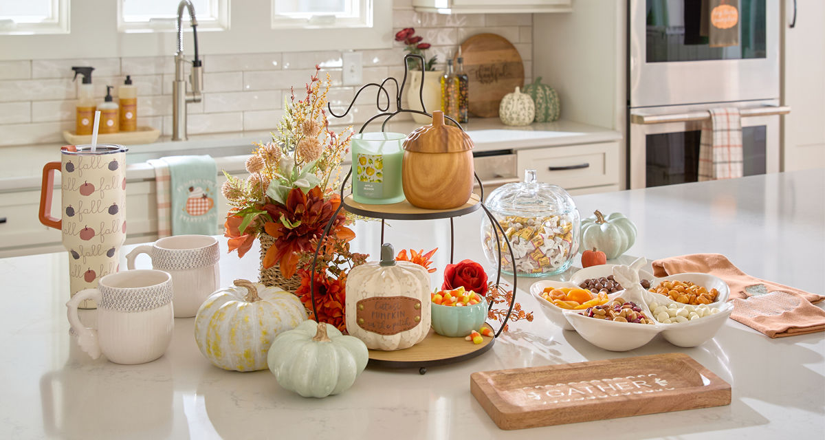 Fall houseware, kitchen accessories & decor from pOpshelf.