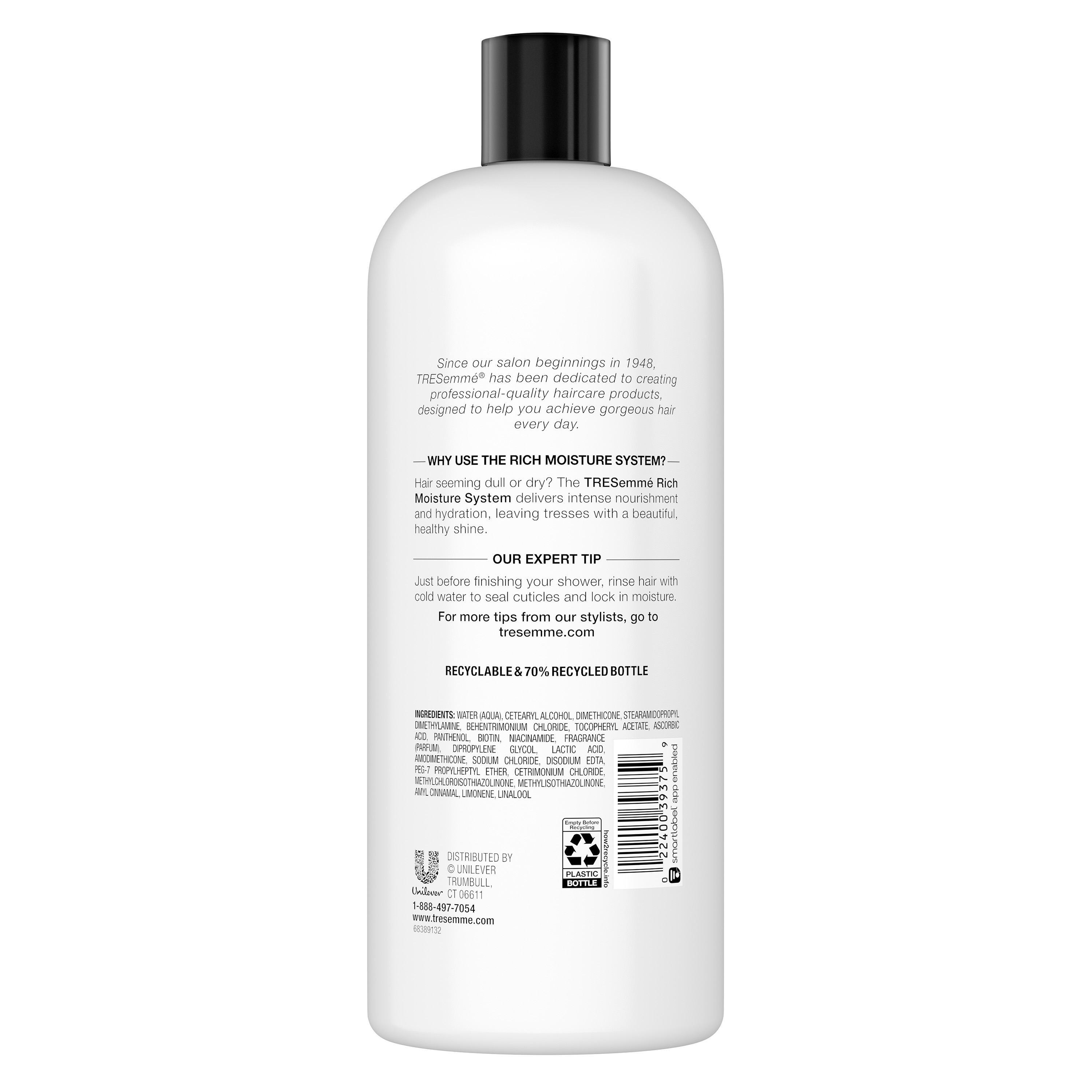 Tresemmé Pro Solutions Moisture Rich Conditioner 28 Oz 4189