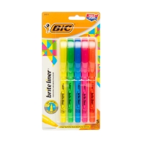 BIC Brite Liner Highlighter with Chisel Tip, Pack