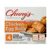 Chung's Frozen Chicken Egg Rolls, 12 oz.