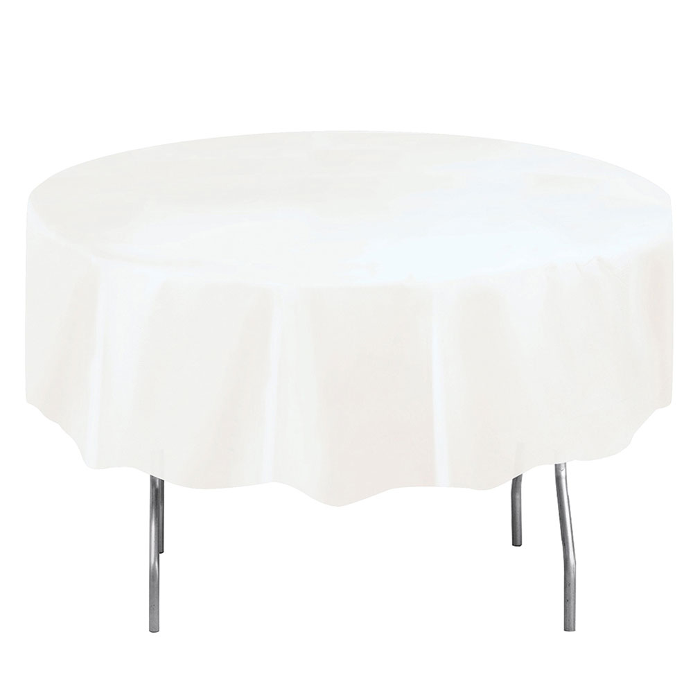 Round Plastic Tablecloth 84   00329321 1 