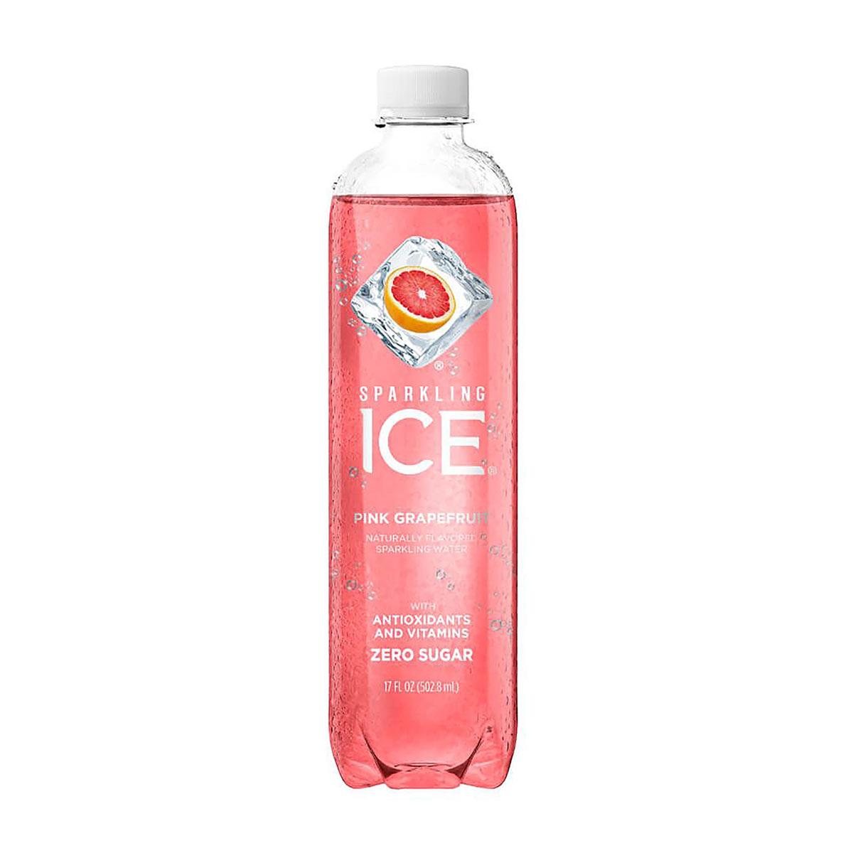 Sparkling Ice Naturally Flavored Pink Grapefruit Sparkling Water, 17 Fl Oz