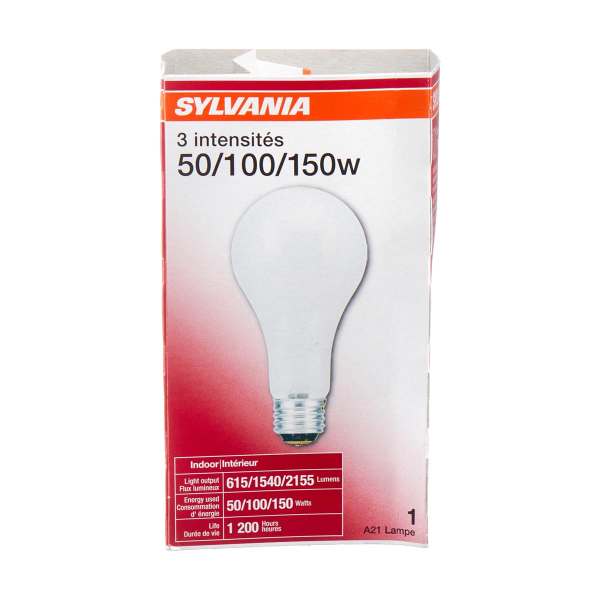 Sylvania 3 Way Light Bulb 50100150w 1 Bulb
