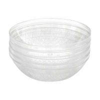 Tabletop Basics Round Crystal Bowls, 4 Pack