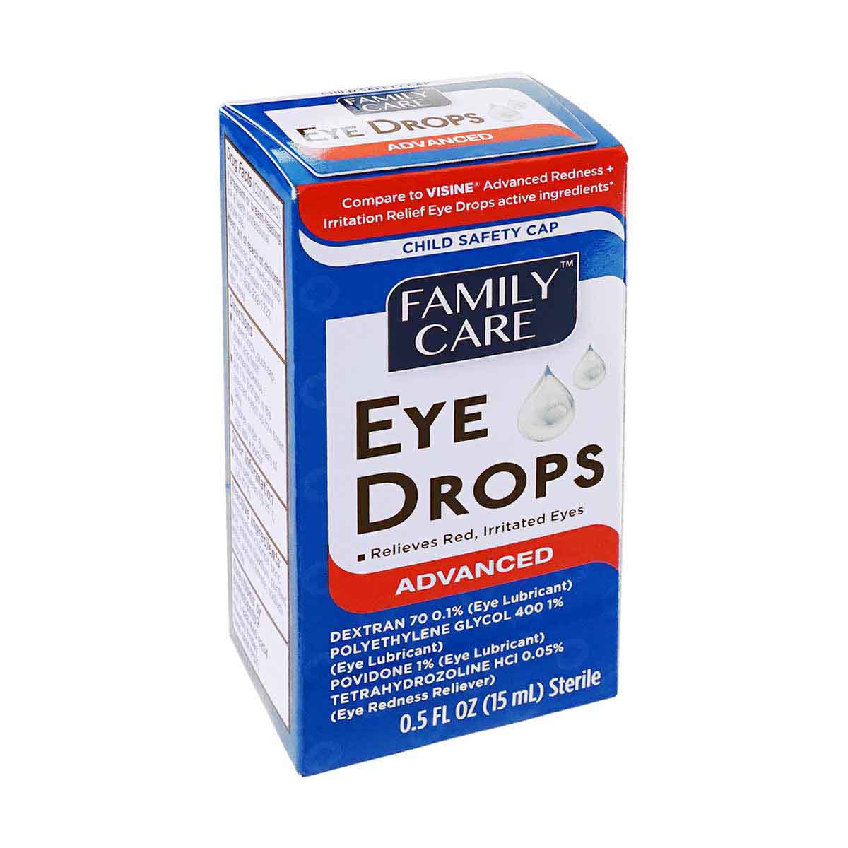 Family Care Advanced Formula Eye Drops, 0.5 fl. oz.