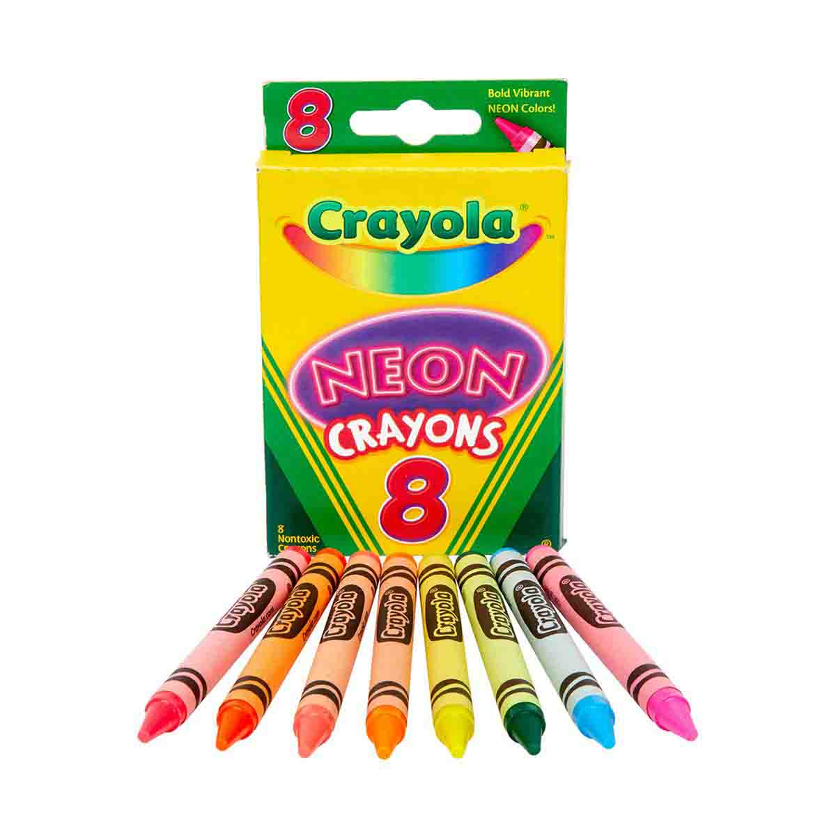 Download Crayola Neon Crayons, 8 Count