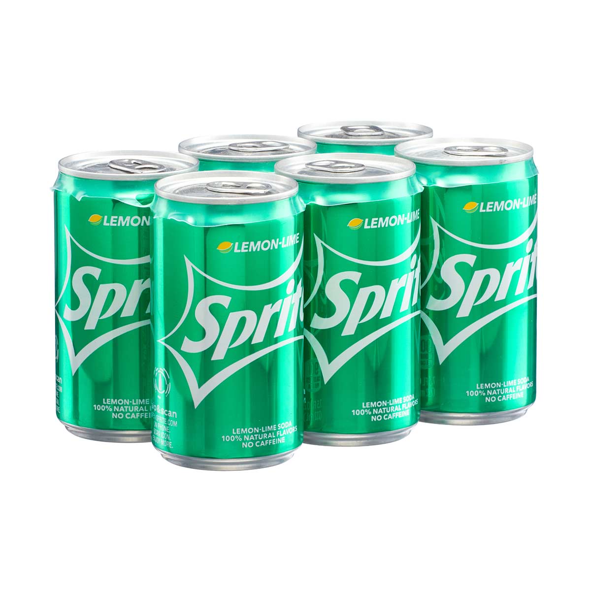 Sprite Mini Lemon Lime Soda Can Pack Of 6