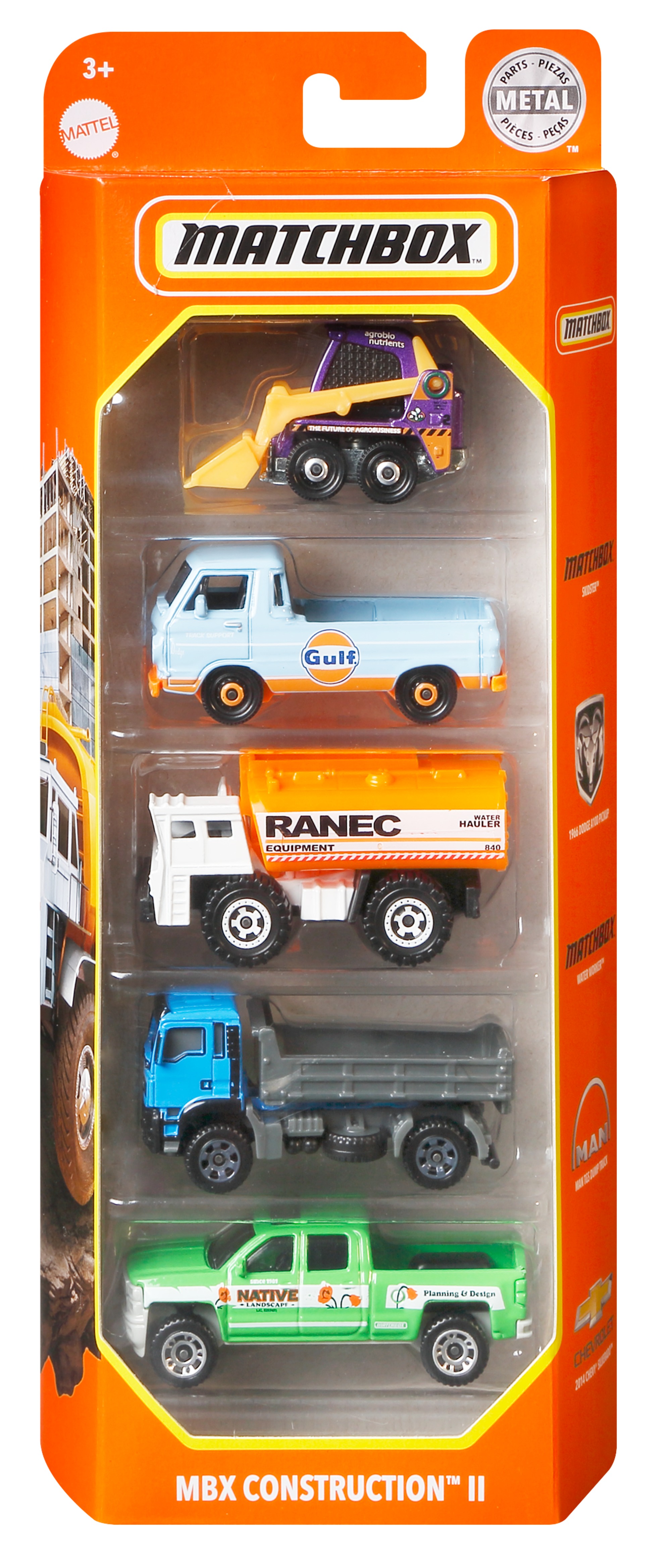 Matchbox 5-packs