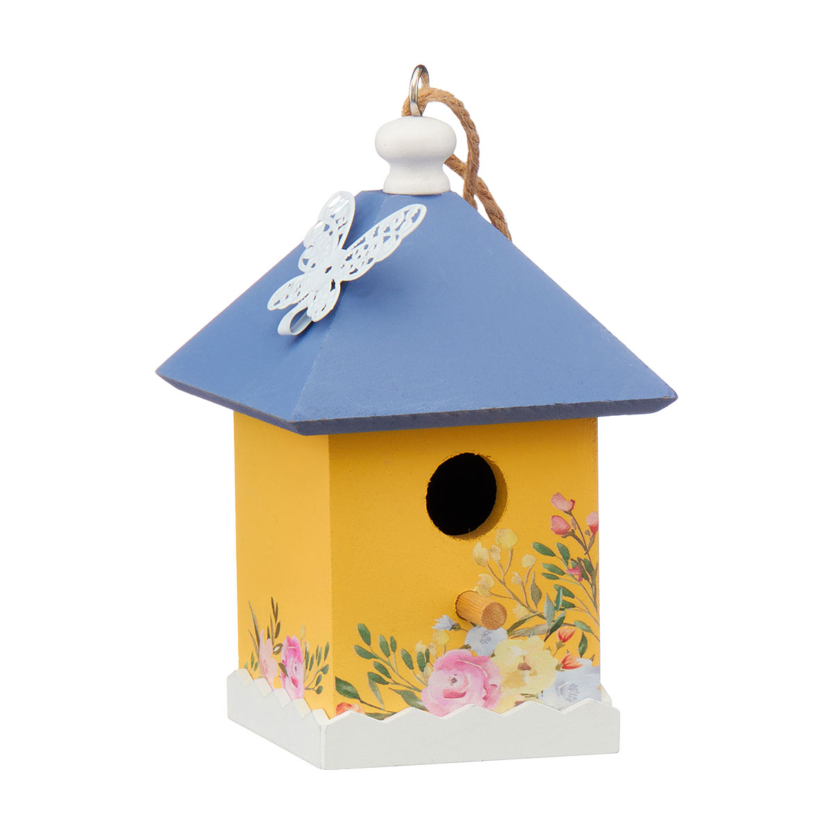 Mini Wooden Hanging Bird House