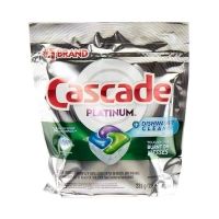 Cascade Platinum ActionPacs Dishwasher Detergent Tabs, 14 Count