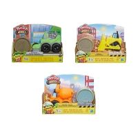 Play-Doh Mini Vehicles Assortment with 1 can of Play-Doh Buildin' Compound