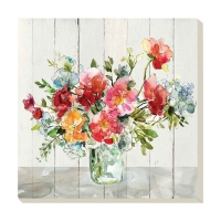 Fresh Flowers Absorbent Stone Coaster