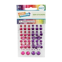 Make Shoppe Gemstone Sticker, Pink &amp; Purple, 84