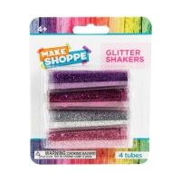 Make Shoppe Glitter Shakers, 4 Count, 0.25oz/each