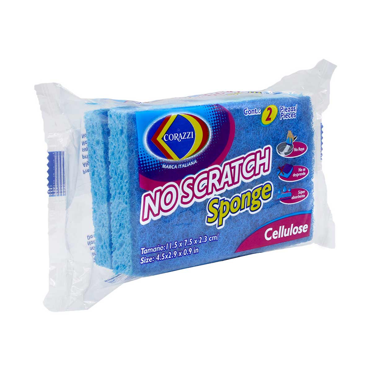 No Scratch Sponges 2 Pack   02614921 3 