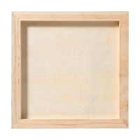 Plaid Unpainted Wood Canvas Panel, 10" x 10"