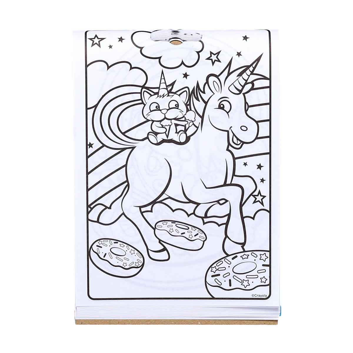 Crayola Unicreatures Sticker & Activity Pad, 25 Unicorn Coloring Pages