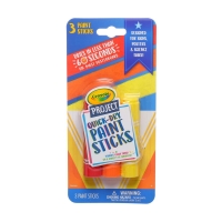 Crayola Project Quick Dry Paint Sticks Assorted, 3
