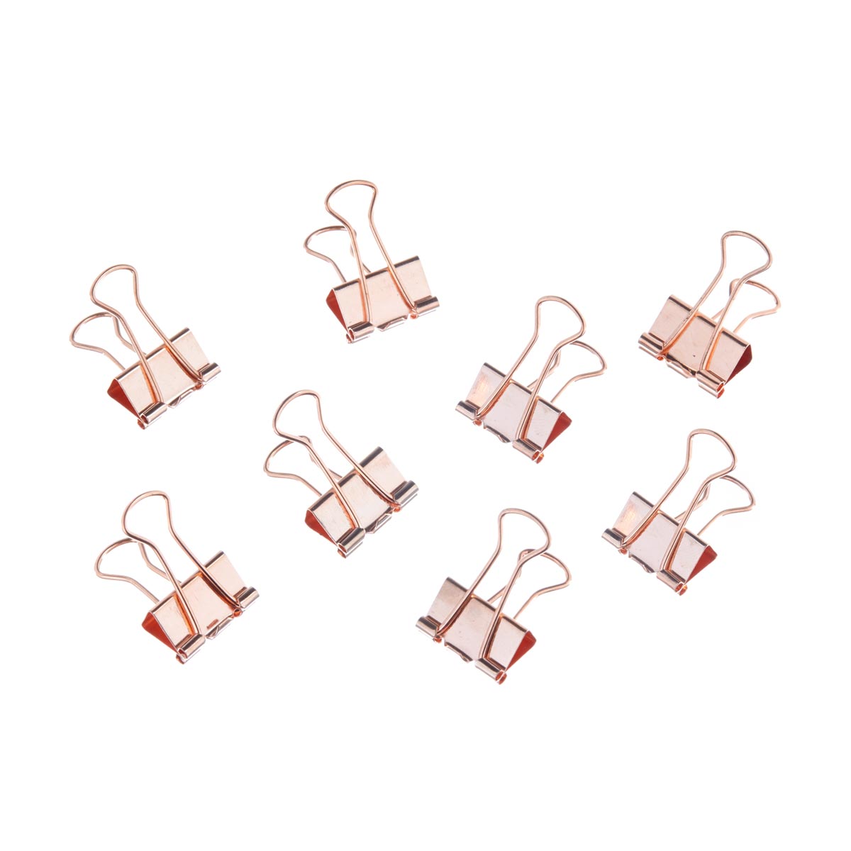 Make Shoppe Paper Clip Rose Gold, 8 Count