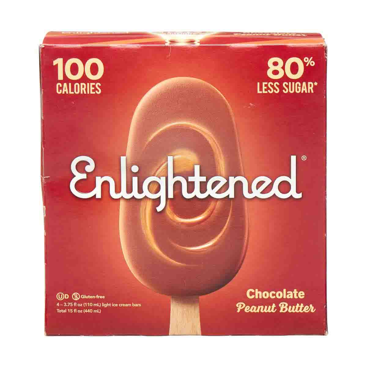 Enlightened Chocolate Peanut Butter Ice Cream Bars Count