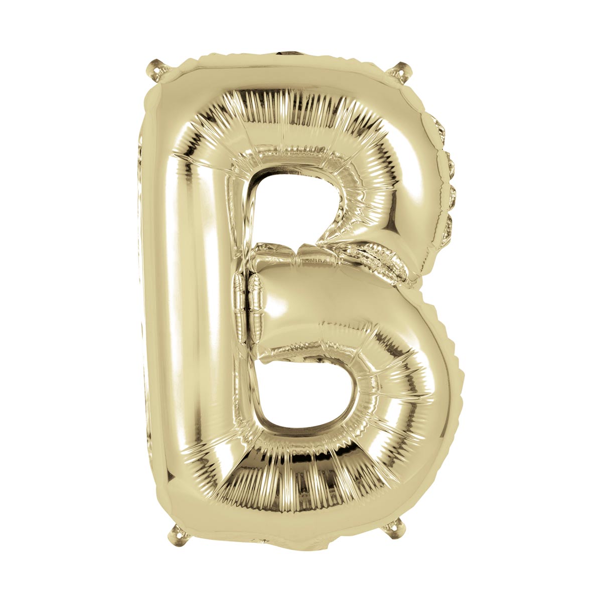 Golden Foil Letter 'B' Balloon, 14 Inches