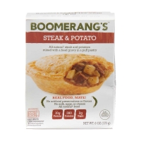 Boomerang's Steak &amp; Potato Pie, 6 oz.