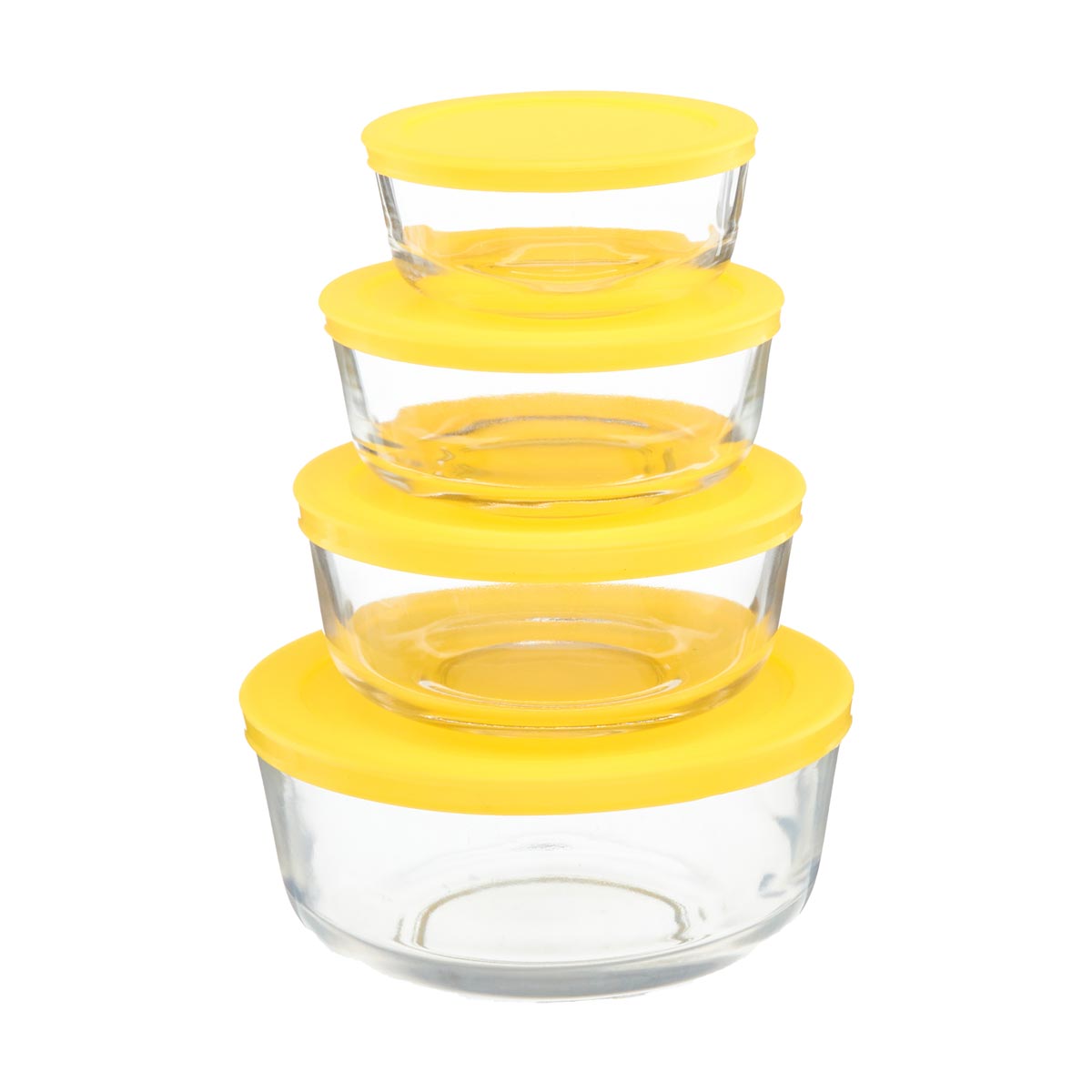 Glass Storage Bowls Set Of 4   02858661 4 