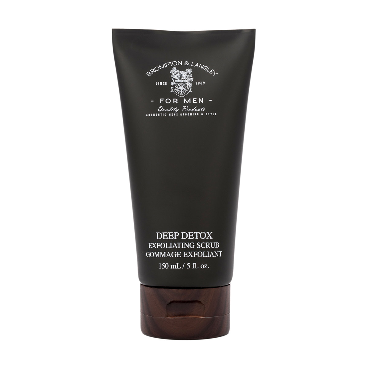 Brompton & Langley Deep Detox Exfoliating Face Scrub for Men, 5 fl. oz.