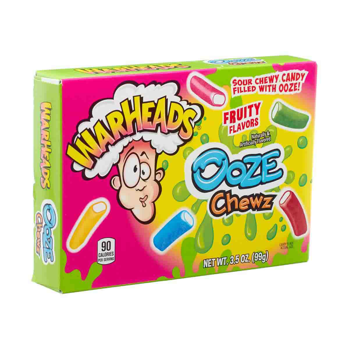 Warheads Ooze Chews Sour Chewy Candy Bites, 3.5 oz.