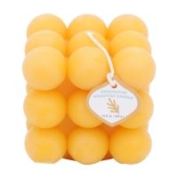 Bubble Candle, Yellow, 12 oz