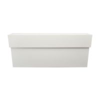 Finley Deckrail Planter, White
