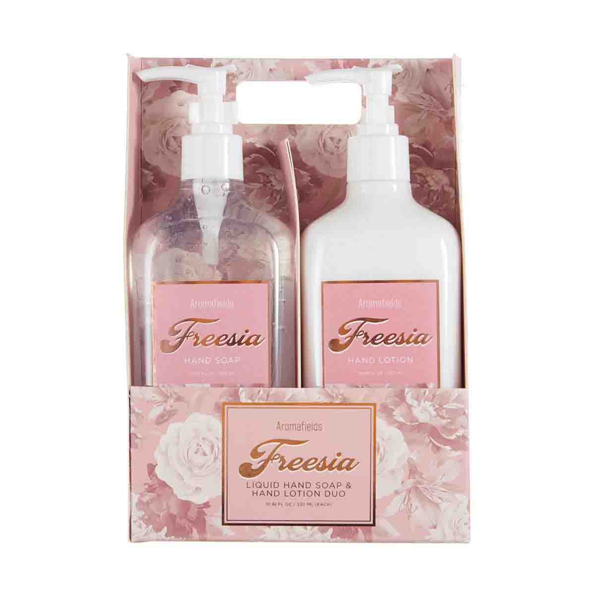 Aromafields Hand Cream And Soap Duo Freesia