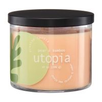 Scented Candle, Pear & Bamboo Utopia, 14 oz