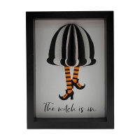 Decorative &#x27; The witch is in&#x27; Printed Table