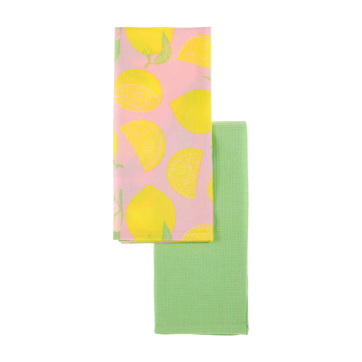 Kitchen Towel Lemon 2 Pk   03583341 2 