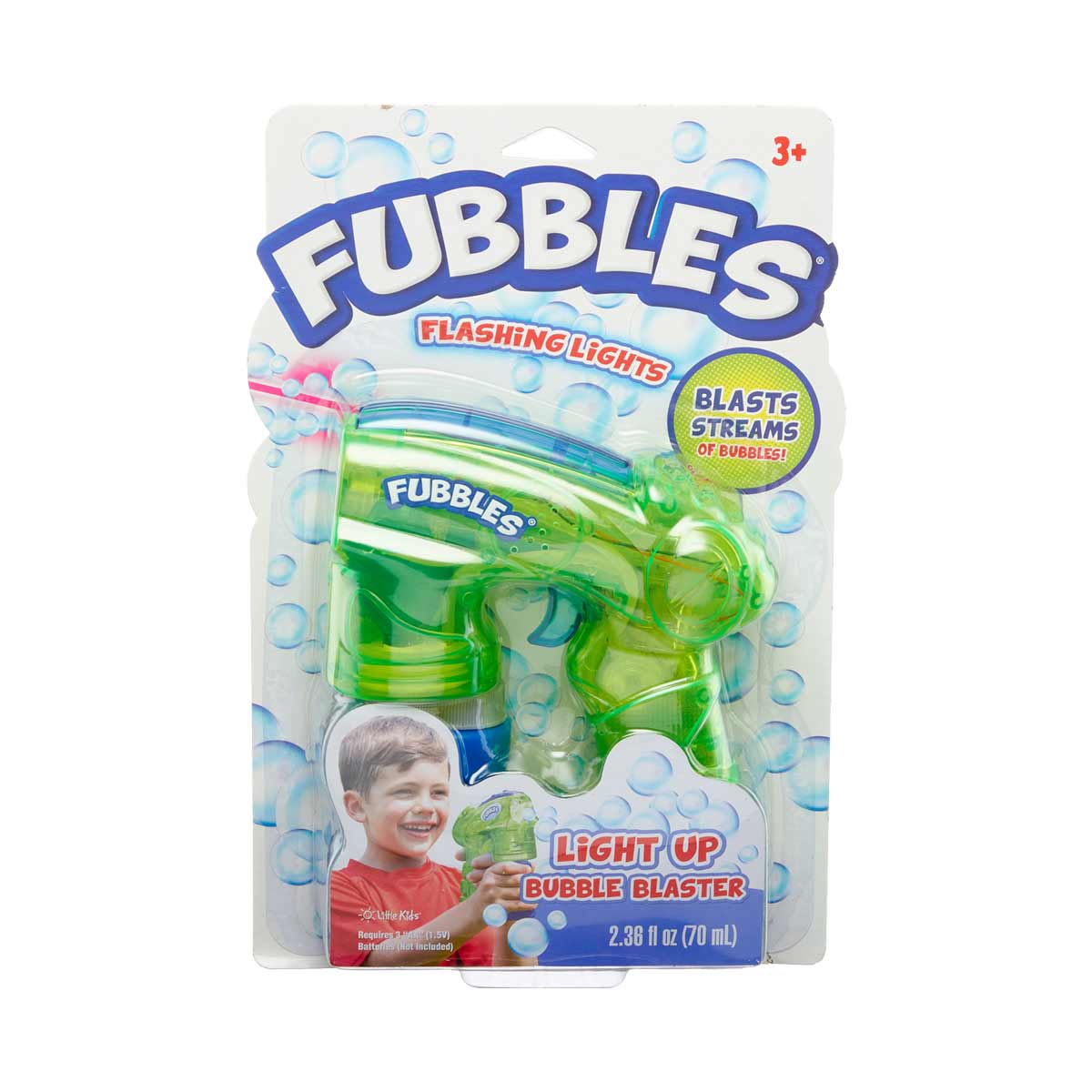 Fubbles Light Up Bubble Blaster 2.36 Fl Oz, Spring/Summer